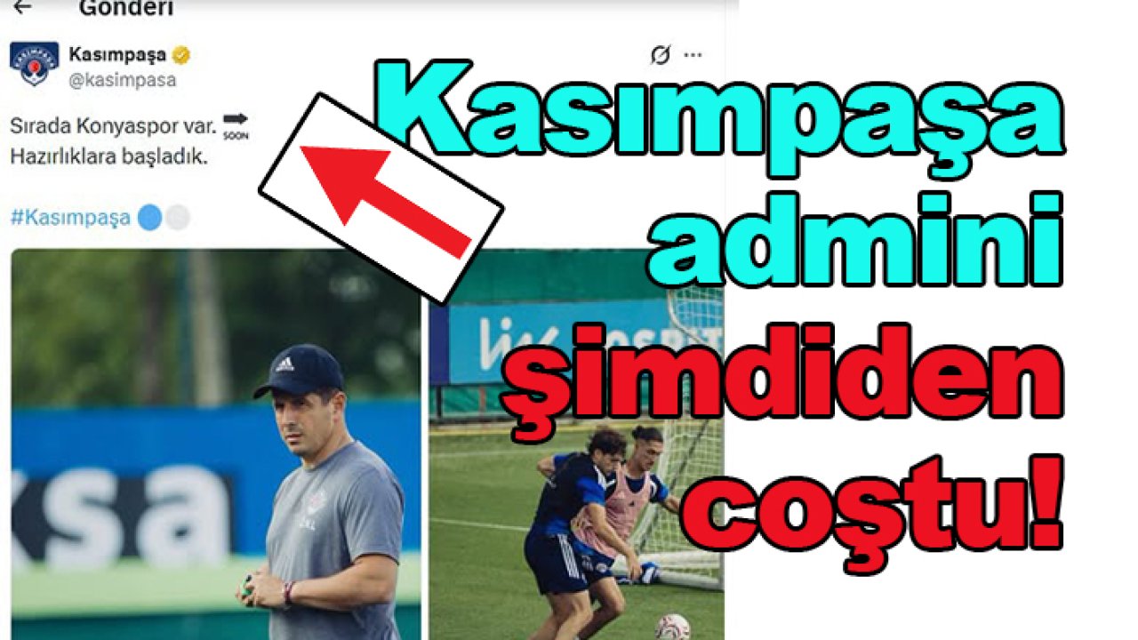 Kasımpaşa admini coştu! Konyaspor'a gönderme...