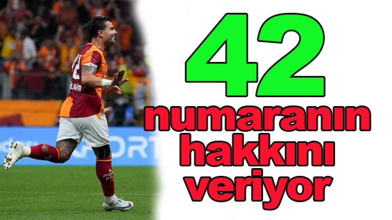 Konyalı Abdülkerim Bardakcı '42 numaranın'  hakkını veriyor