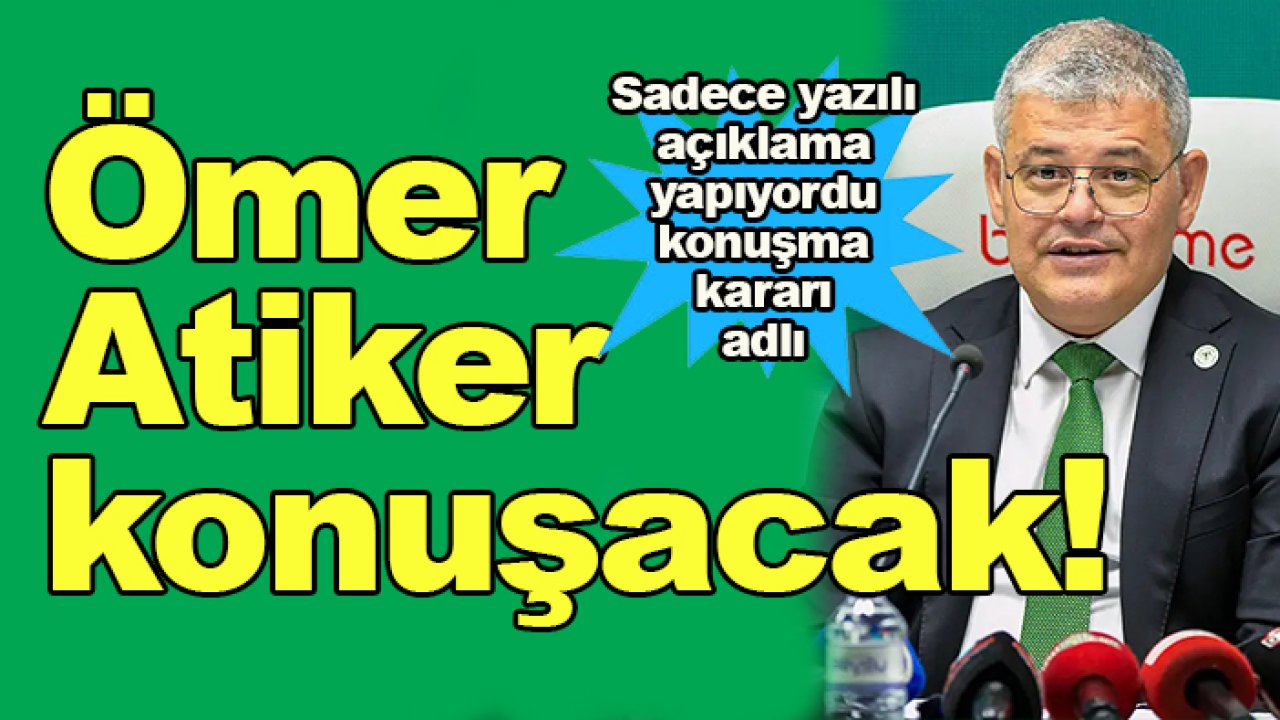 Konyaspor'da Ömer Atiker, uzun zaman sonra konuşacak