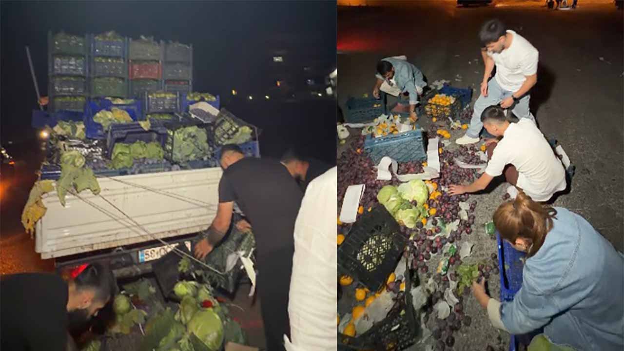 İzmir’de ‘insanlık ölmemiş’ dedirten kaza!