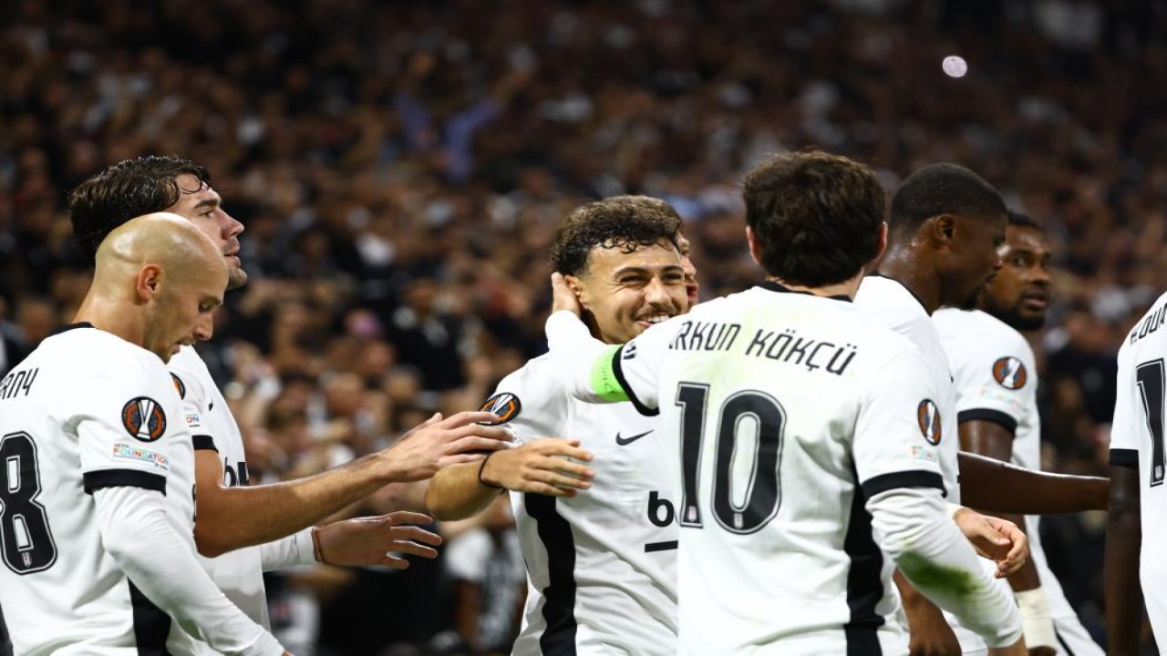 Beşiktaş Marsilya'ya gol oldu yağdı