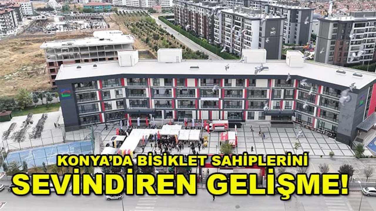 Konya’da bisiklet sahiplerini sevindiren gelişme! Artık ücretsiz yapılacak