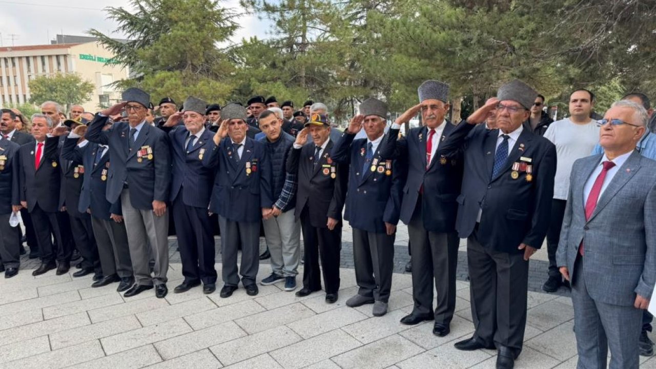 Konya Ereğli’de Gaziler Günü coşkusu!