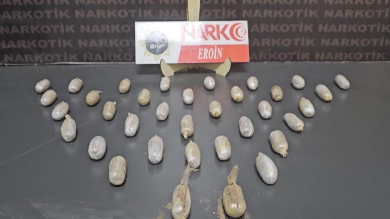 Otobüste yakalandı! Sindirim sisteminden çıkanlar şoke etti