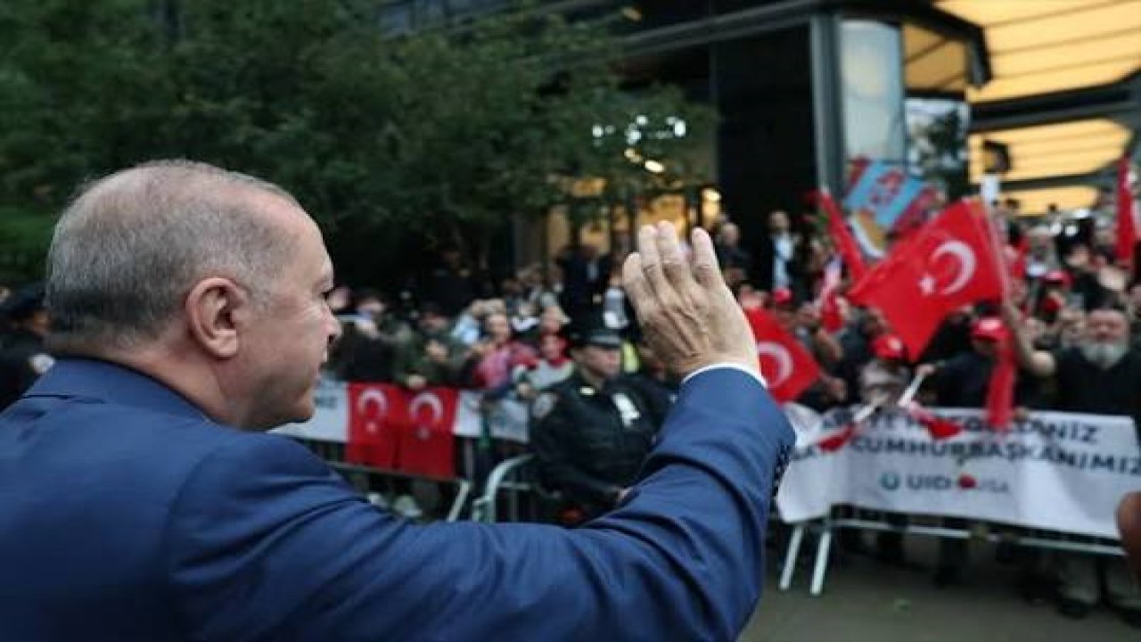 Cumhurbaşkanı Erdoğan ABD’de böyle karşılandı!