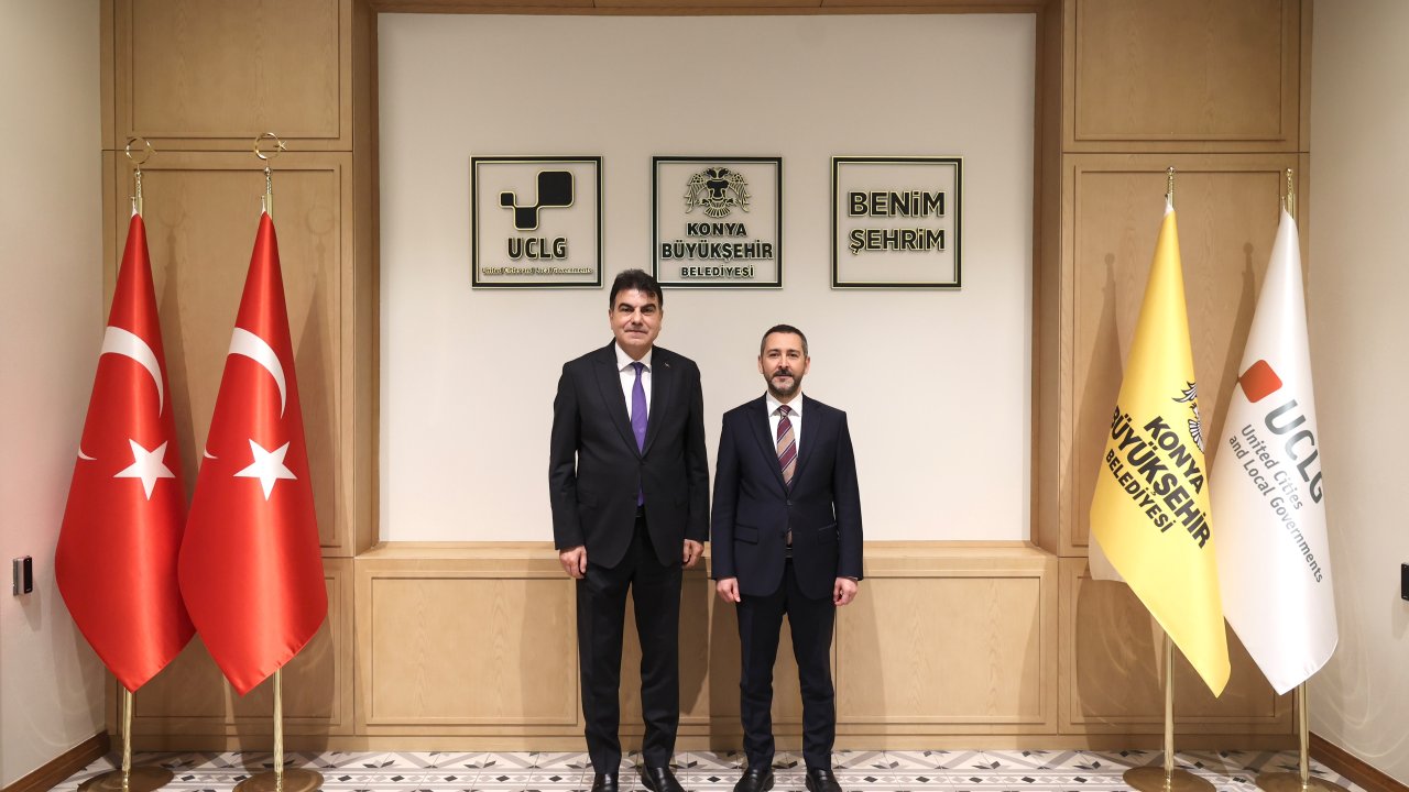 Konya’da dikkat çeken ziyaret!