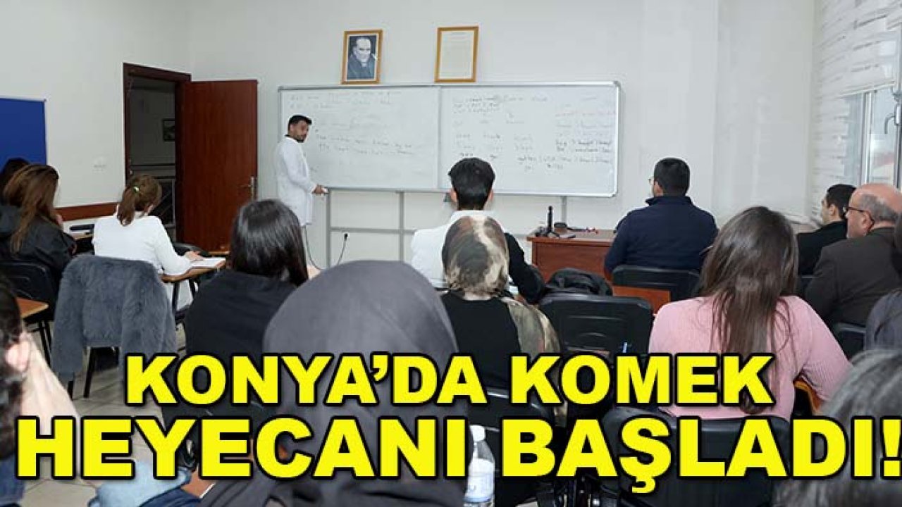 Konya’da KOMEK heyecanı başladı! Kayıt tarihi belli oldu