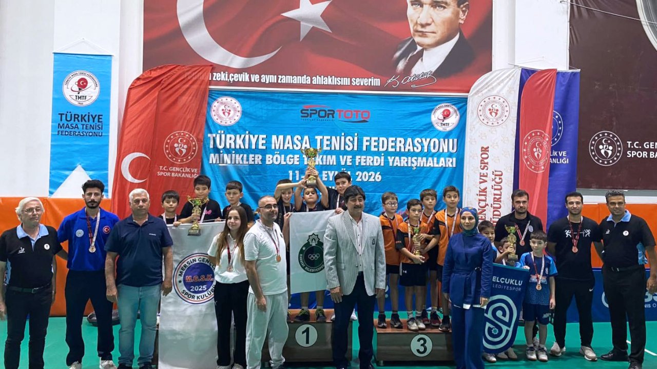 Karatay'da masa tenisinde yeni başarı