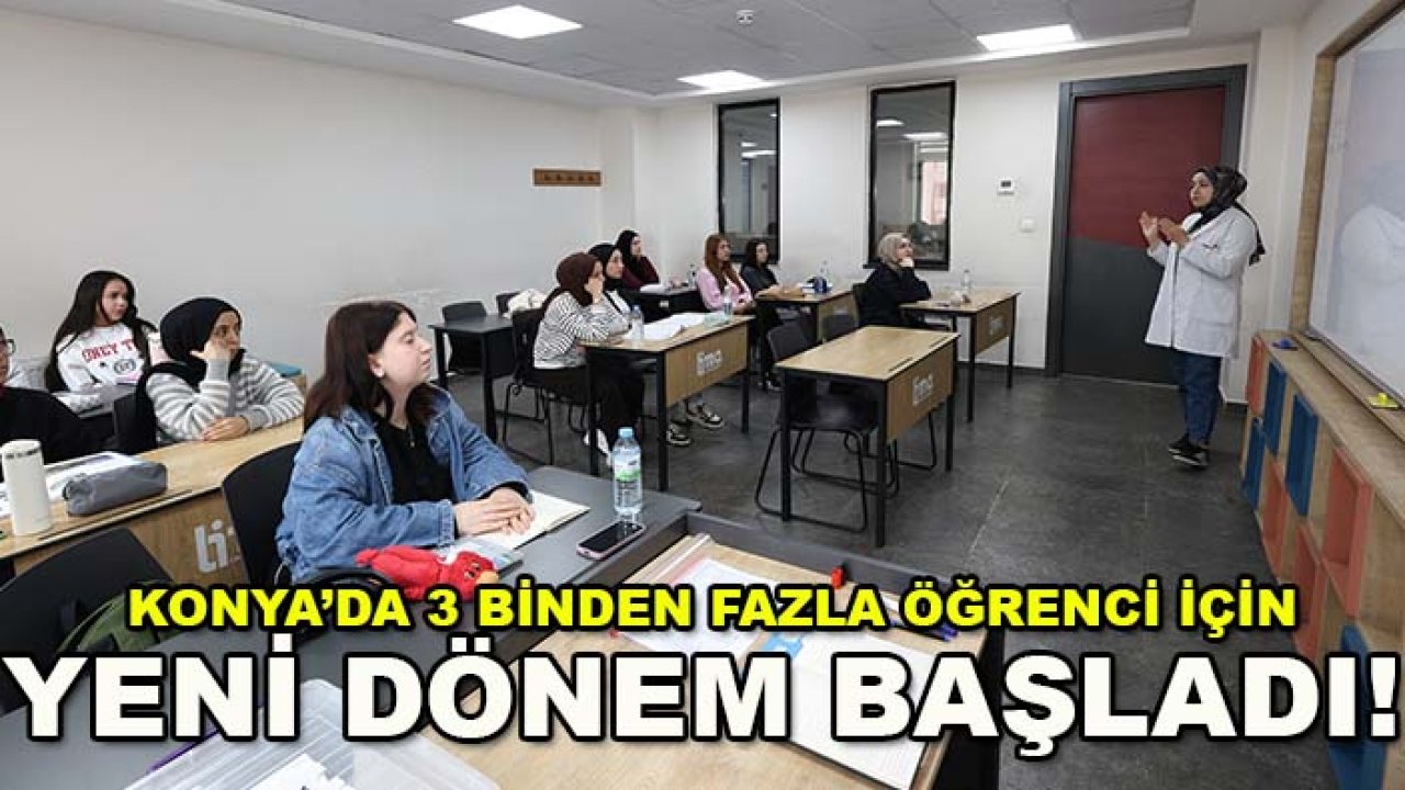 Konya’da 3 binden fazla öğrenci için yeni dönem başladı! LİMA’da büyük heyecan