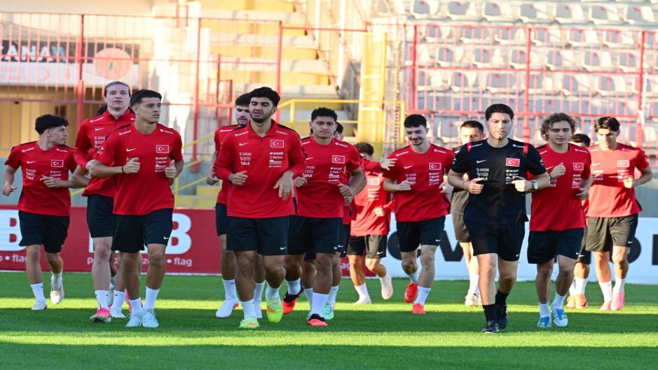 Ümit Milli Futbol Takımı Ukrayna maçından sonra...