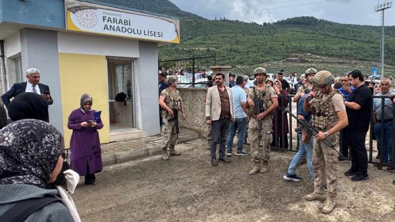 Osmaniye'de okul bahçesinde öğretmene silahlı saldırı!