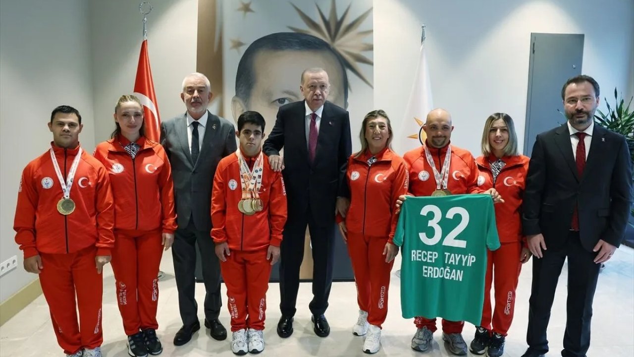 Başkan Erdoğan, özel sporcuları kabul etti