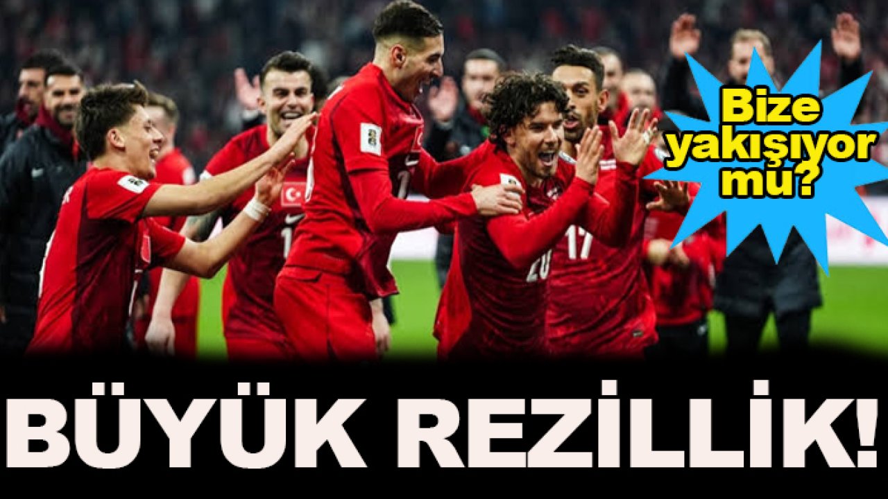 A Milli Takım'da büyük rezillik!