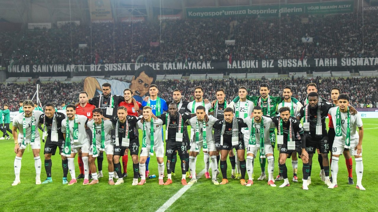 Konyaspor Filistin maçında kazanan ‘dostluk’ oldu (2-2)