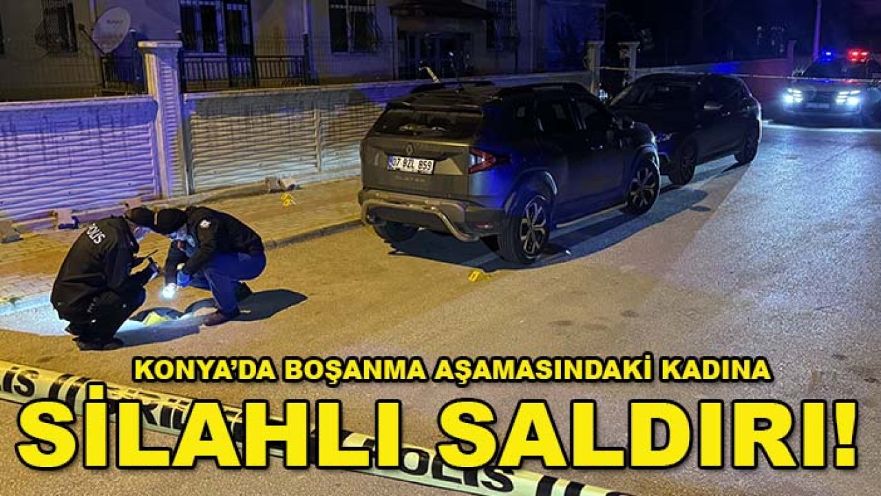 Konya’da boşanma aşamasındaki kadına silahlı saldırı! Kocası yakalandı