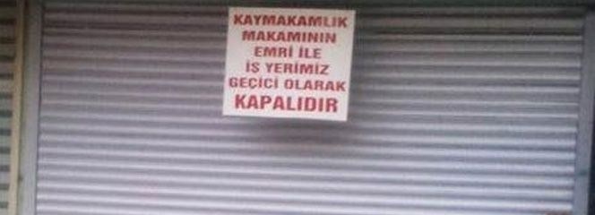Tarsus'ta Av Malzemesi Dükkanları Kapatıldı
