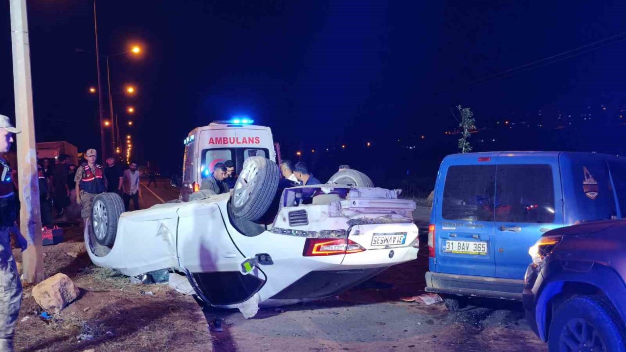 Korkunç kazada ortalık bir anda karıştı