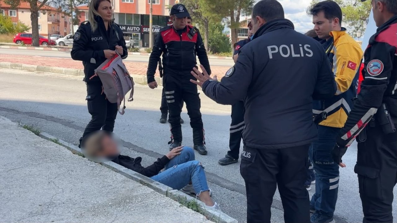 Ukrayna uyruklu kadın ortalığı birbirine kattı