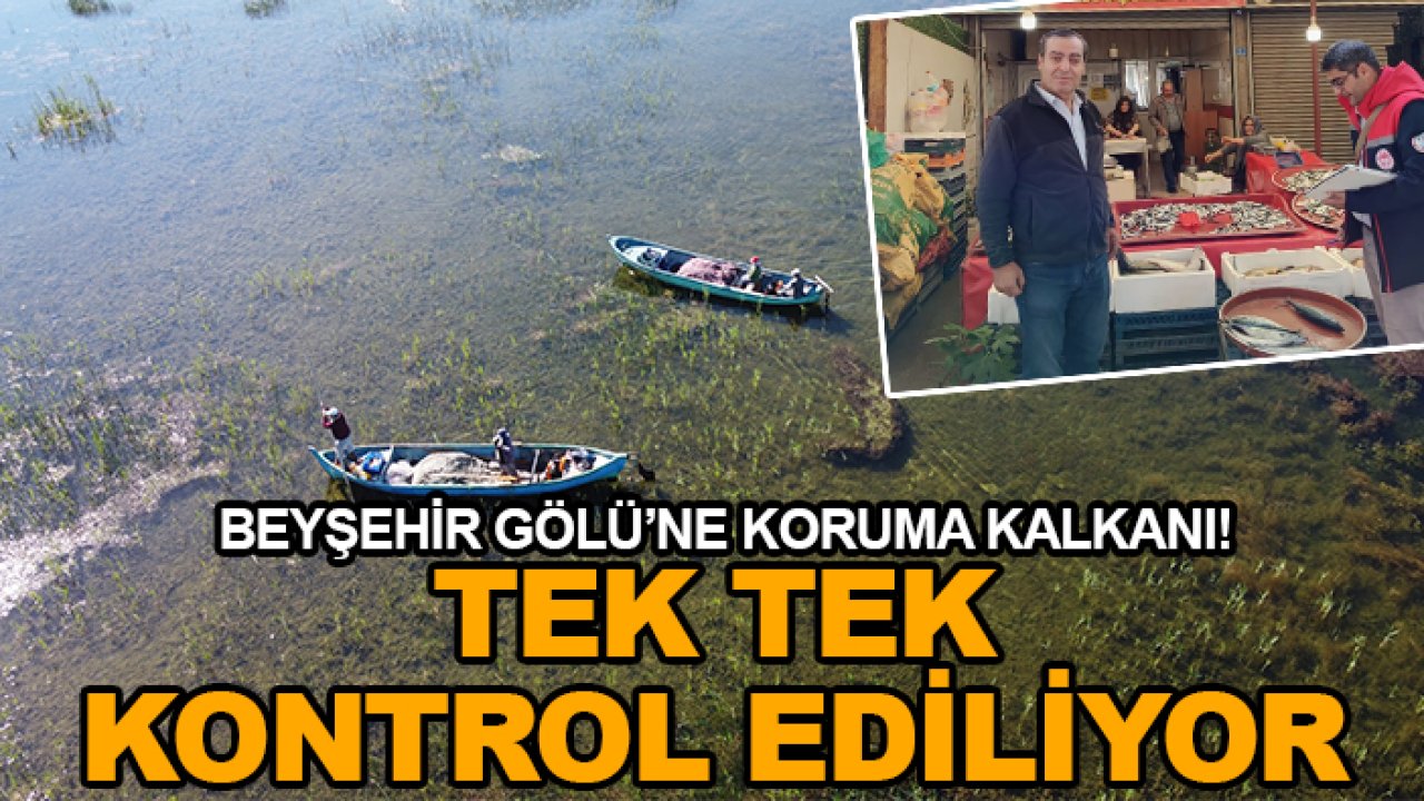 Beyşehir Gölü’ne koruma kalkanı! Tek tek kontrol ediliyor