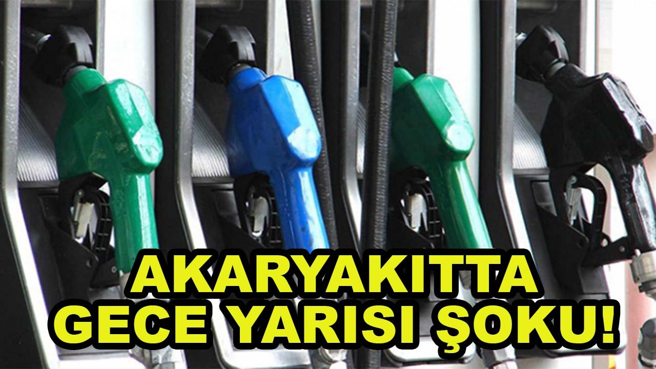 Akaryakıtta gece yarısı şoku! Konya’da motorin fırladı, benzin düştü