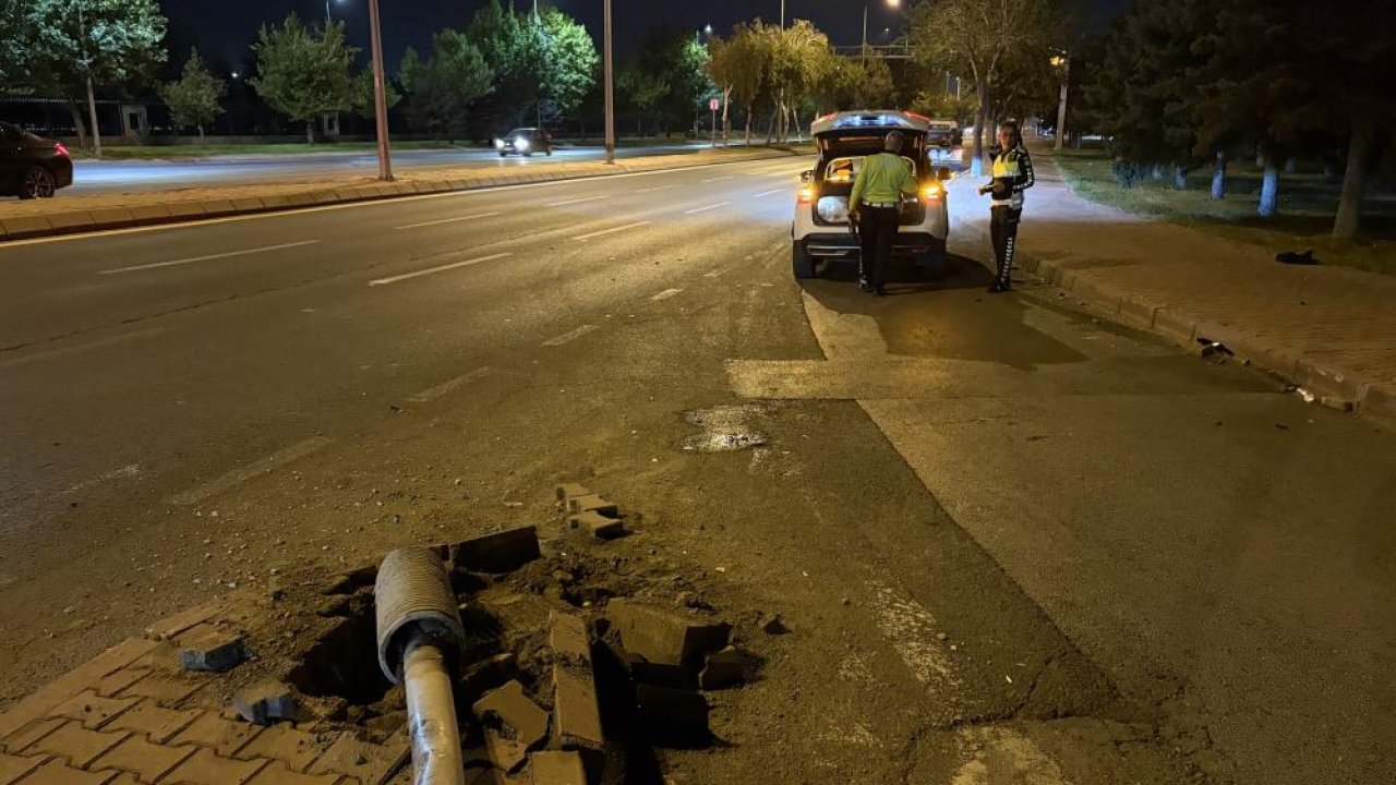 Kayseri’de feci kaza! Motosiklet sürücüsü 50 metre sürüklendi