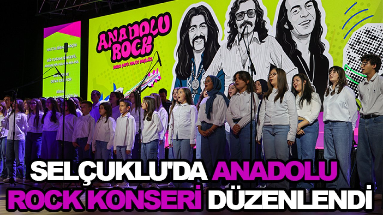 Selçuklu'da Anadolu Rock Konseri düzenlendi