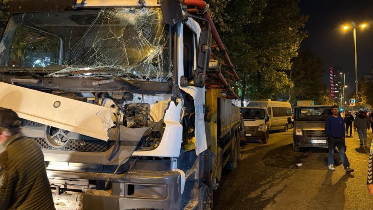 Can pazarında son durum! Beton mikseri dehşet saçtı, neyse ki...