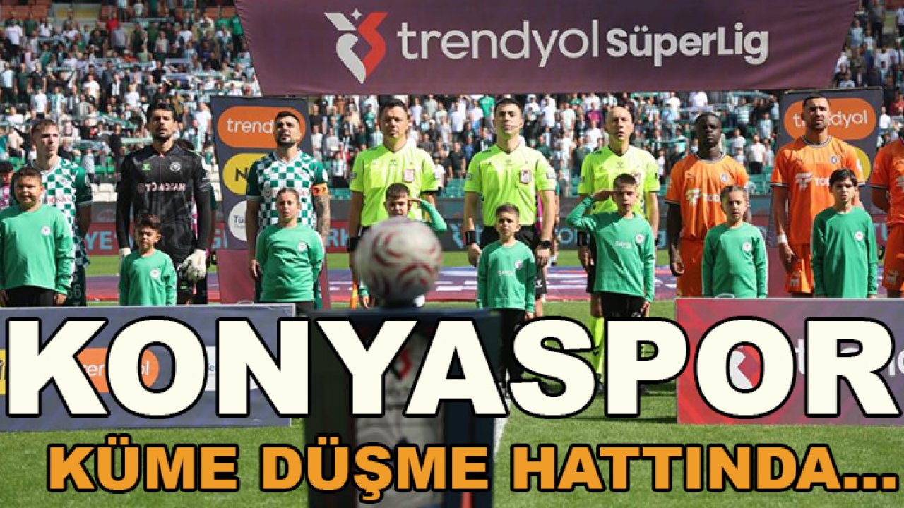 Konyaspor küme düşme hattında! Süper Lig'de 7. hafta görünümü belli oldu...