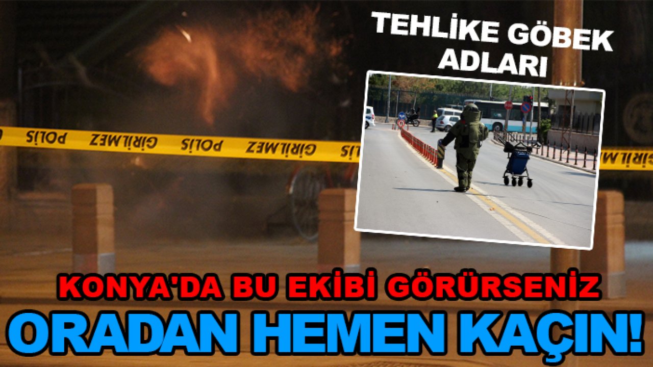 Tehlike göbek adları: Konya'da bu ekibi görürseniz oradan hemen kaçın!