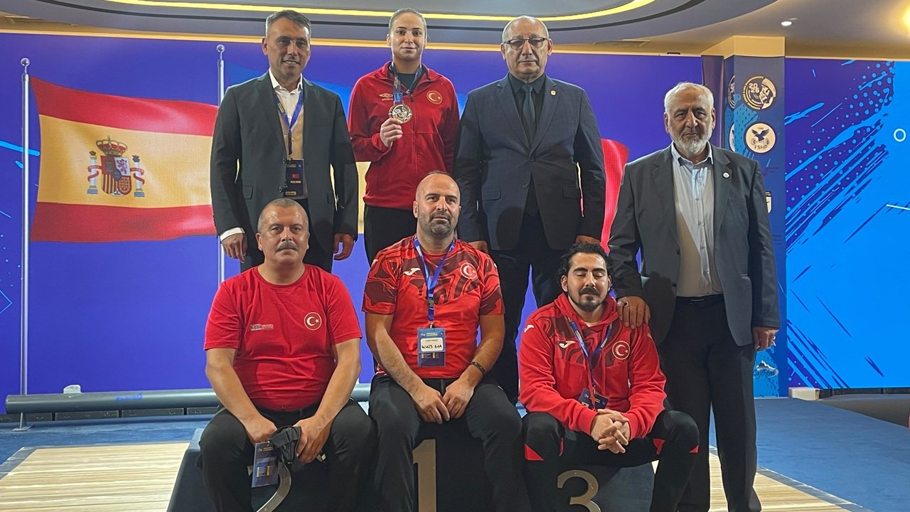 Karapınarlı milli sporcu Avrupa ikincisi oldu