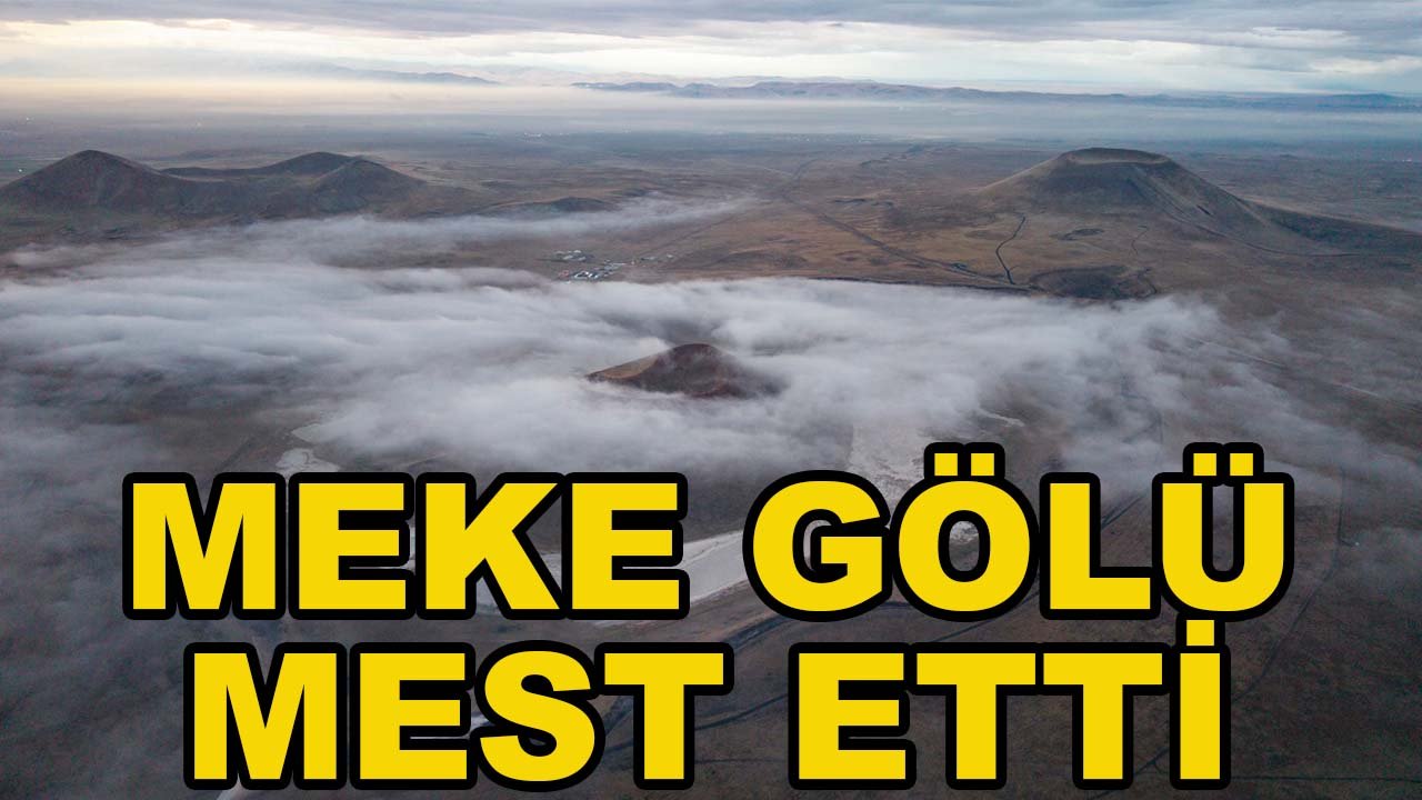 Konya’da yağmur sonrası ortaya çıktı! Meke Gölü mest etti