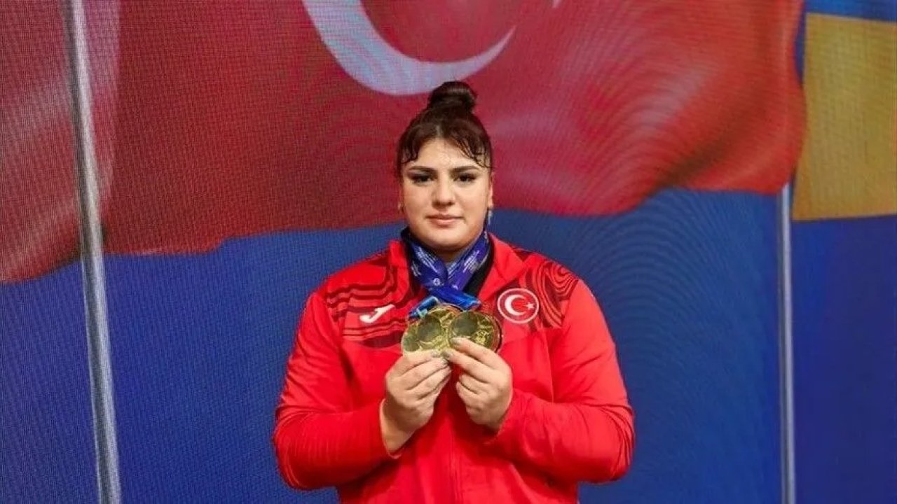 Milli halterciler Tuana Süren ile Selahattin Altın madalyaları topladı