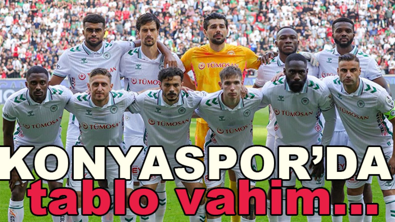 Süper Lig'de 8. hafta sona erdi! Konyaspor küme düşme hattından kurtulamadı...