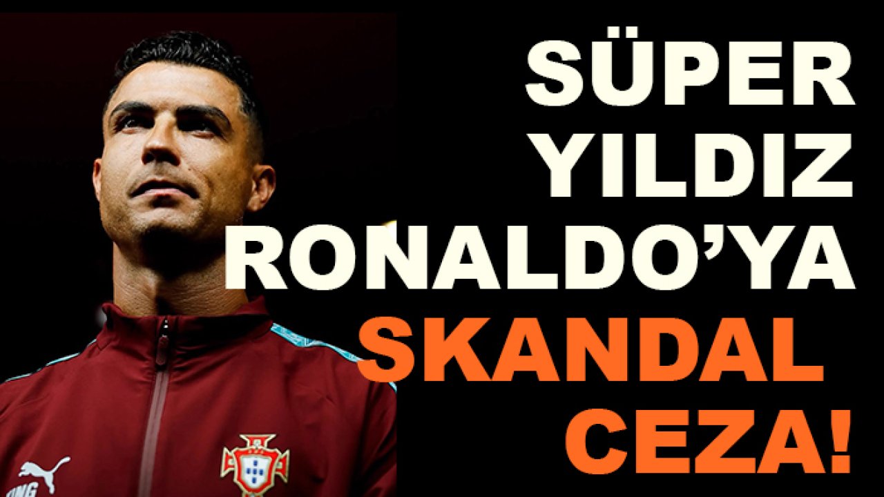 Cristiano Ronaldo'ya bu yapılır mı? Cezası belli oldu...