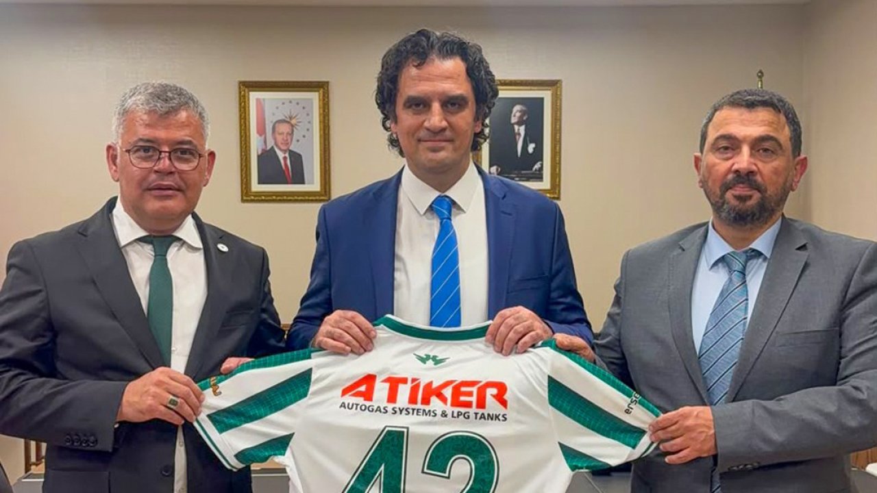 Konyaspor'dan Konyalı Bakan Yardımcısı Taşkın'a ziyaret