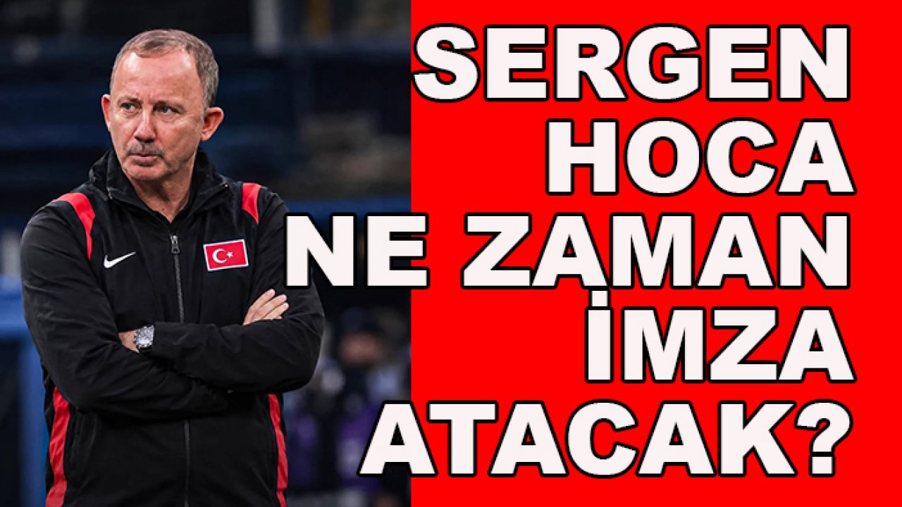 A Milli Takım'da Sergen Yalçın ne zaman imza atacak? Tarih açıklandı...