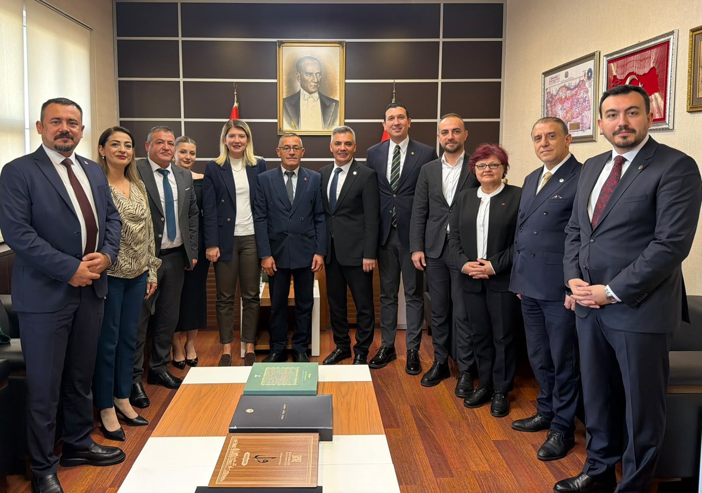 CHP'den yeniden Konya Barosu Başkanı seçilen Unkur'a ziyaret