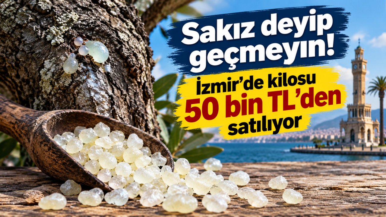 Sakız deyip geçmeyin! İzmir’de üretici kilosunu 50 bin TL’ye satıyor