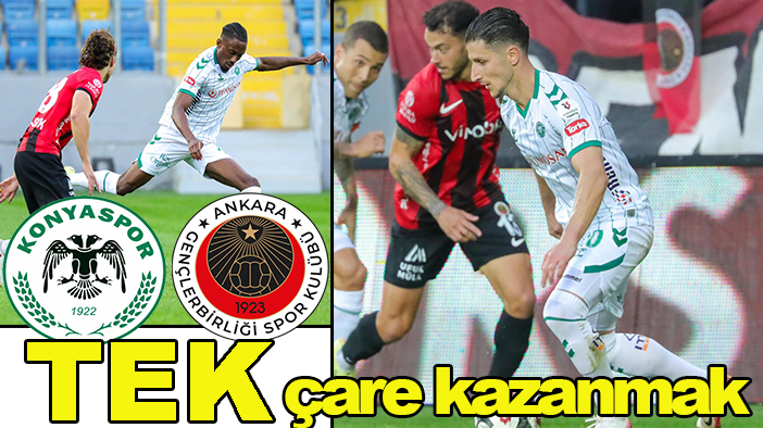 Kartal'da tek çare kazanmak! Konyaspor-Gençlerbirliği istatistikleri dikkat çekti...