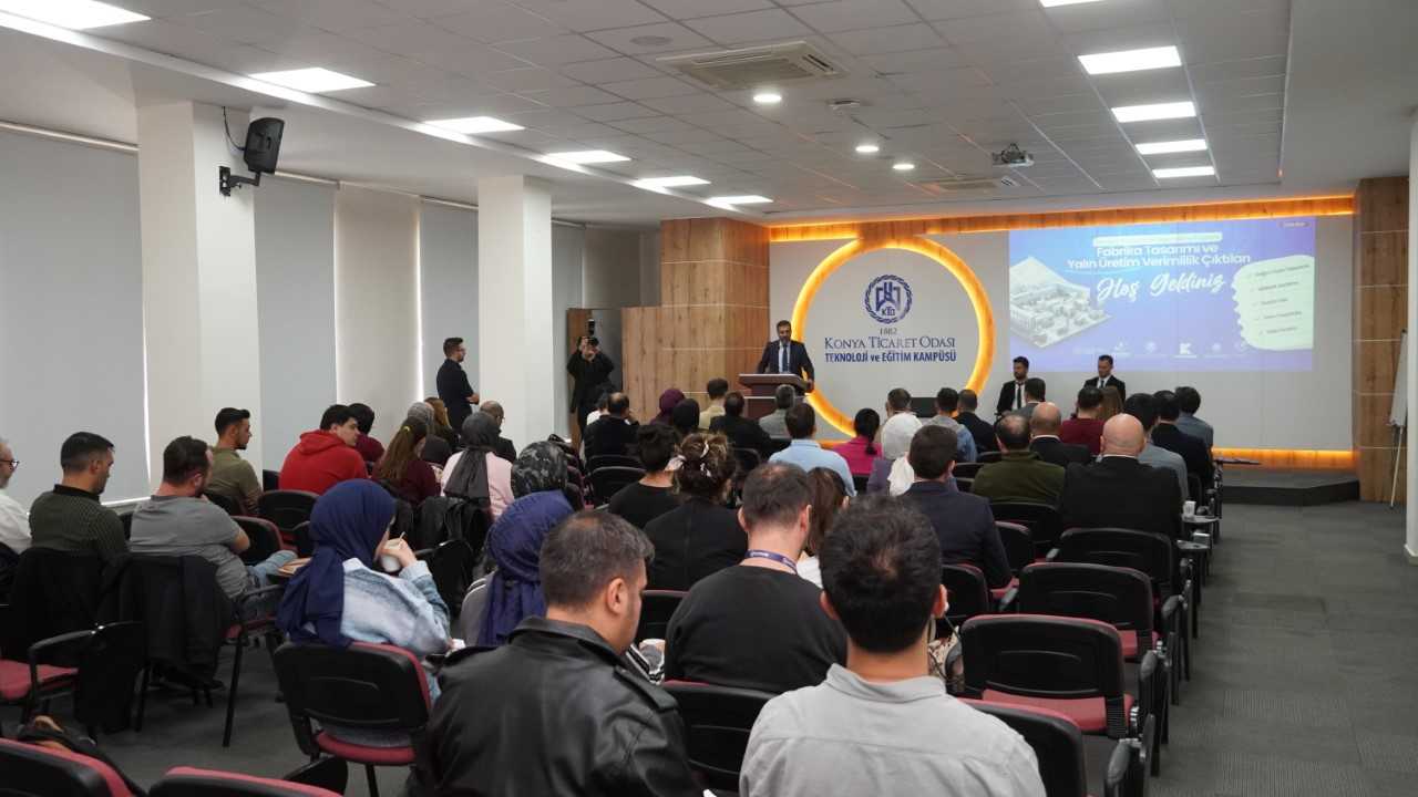 Fabrikalarda israfı azaltacak teknikler Konya'da masaya yatırıldı
