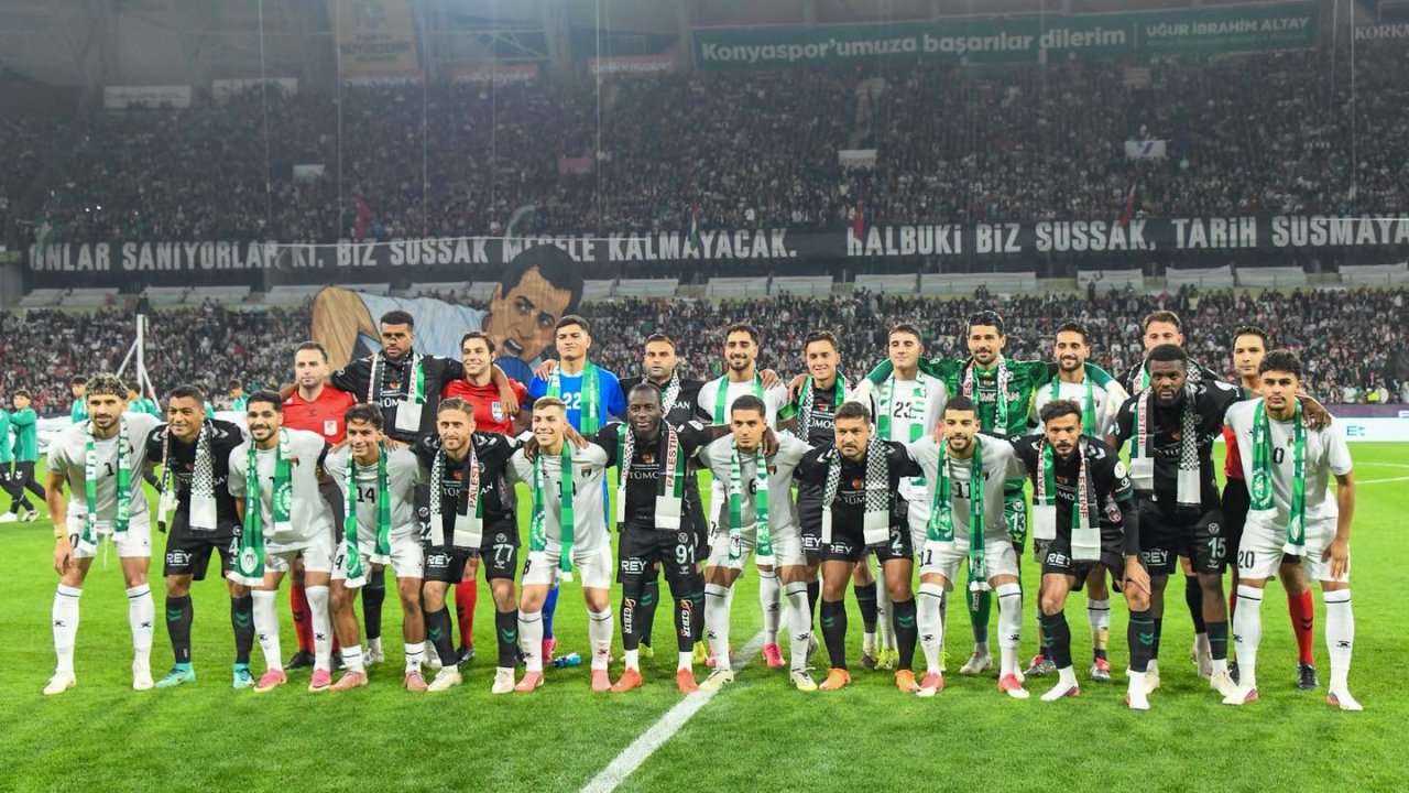 Konyaspor-Filistin Milli Takımı 'dostluk' maçının ardından Konya 'Fair-Play' şehri olacak