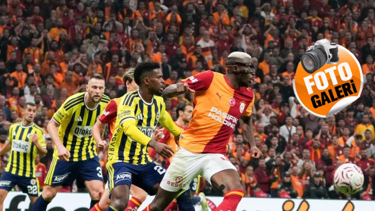 Galatasaray-Fenerbahçe derbisinden çok 'özel' kareler...