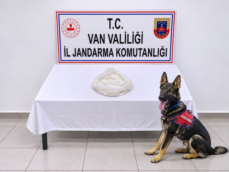 Jandarma köpeği tepki verdi! Çantadan uyuşturucu çıktı