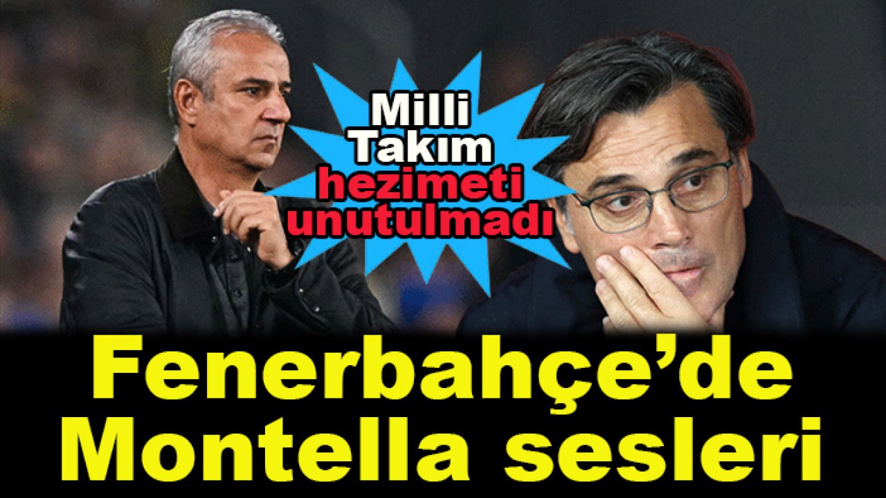 Fenerbahçe'de İsmail Kartal'ın ardından gözler Vincenzo Montella'ya çevrildi!