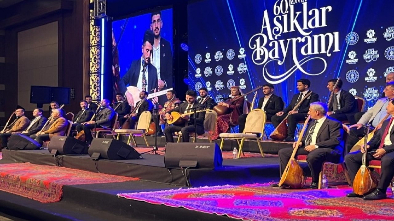 60. Konya Âşıklar Bayramı’nda 5 ülkeden 60 halk ozanı buluştu