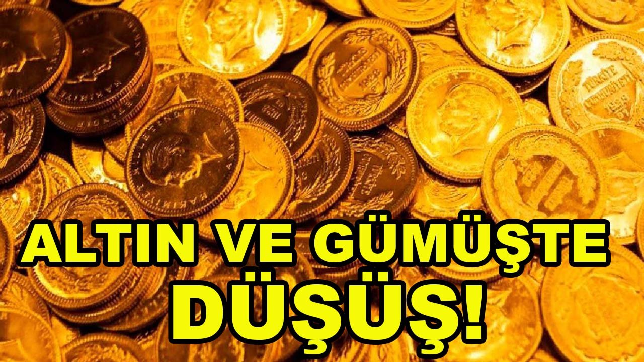 Altın ve gümüşte düşüş! Gram ve çeyrek altın bakın kaç lira oldu