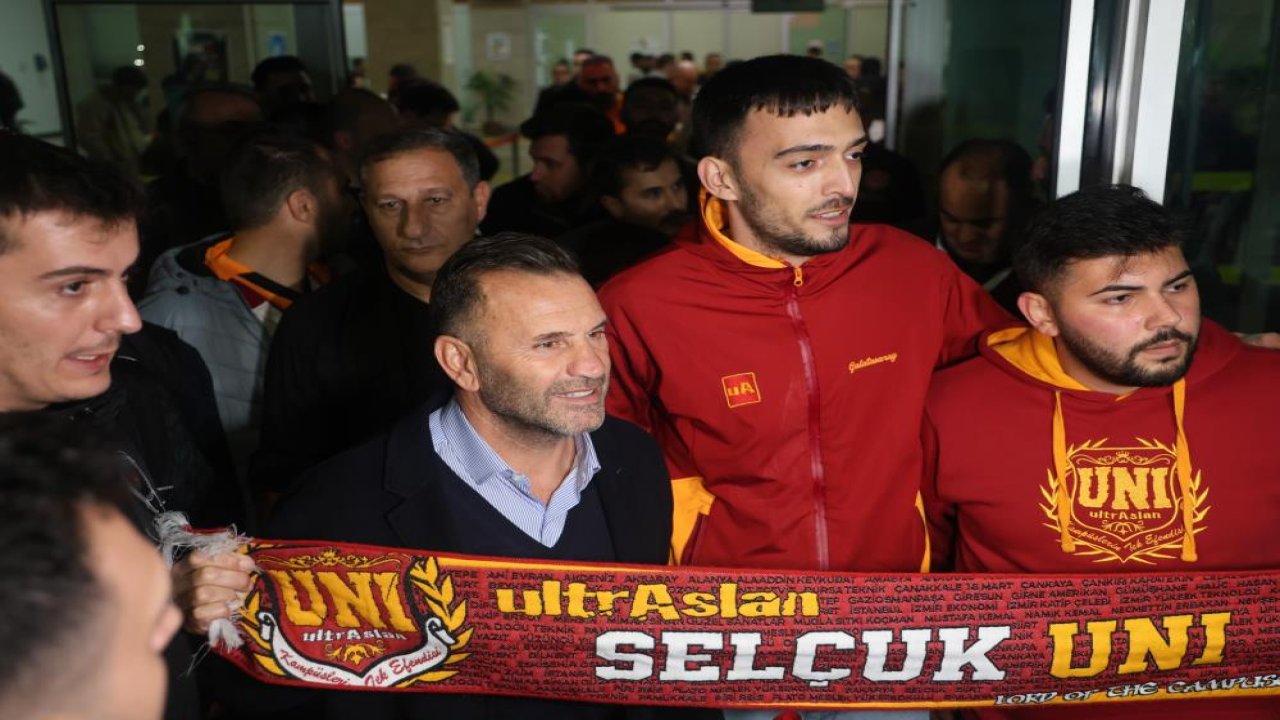 Galatasaray'a Konya'da coşkulu karşılama!