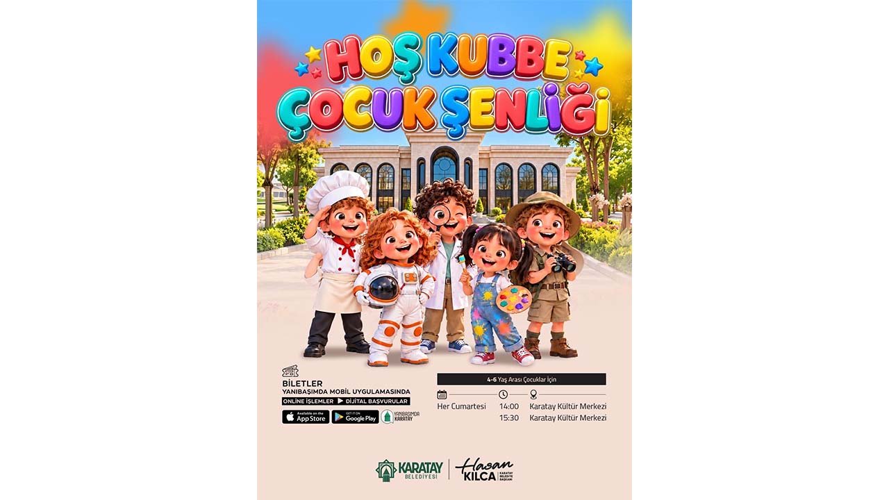 Karatay’da miniklerin hafta sonu durağı: Hoşkubbe