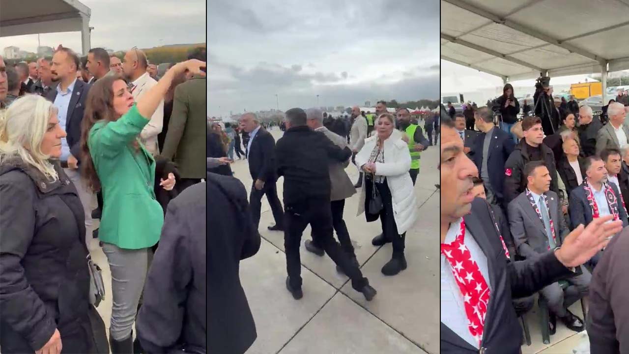 CHP ve YENİ Partililer arasında gerginlik! Etkinlik yarıda kaldı