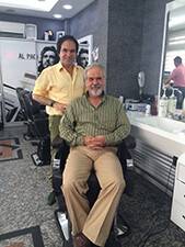 Prof. Dr. Ahmet Alkan Hoca, Kuaför Kemal ile birlikte